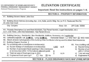Fema Elevation Certificate Form 2023 Printable Forms Free Online