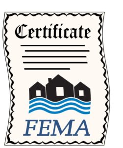 Flood Elevation Certificate Graphic